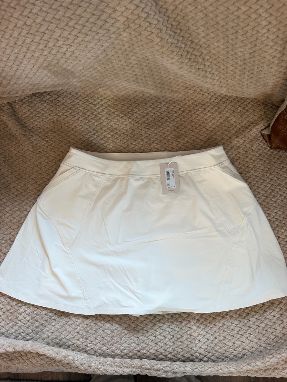 Peter Millar Cream Performance Skort L